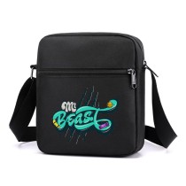 Сумка через плечо Мистер Бист (MrBeast) черная №2