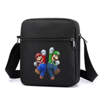 Сумка через плечо с логотипом Супер Марио (Super Mario) черная №4