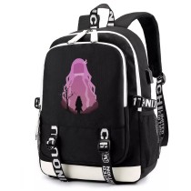 Рюкзак Незуко Камадо (Demon slayer) черный с USB-портом №7