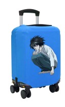 Чехол на чемодан M - Тетрадь смерти (Death note) синий №1