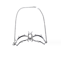 Маска в готическом стиле - металл серебро #3