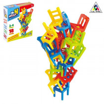 Настольная игра на равновесие «На 4 ногах», 18 стульев