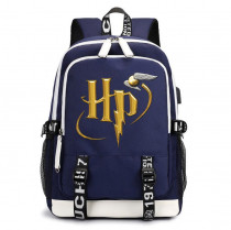 Рюкзак Гарри Поттер (Harry Potter) синий с USB-портом №5