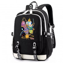 Рюкзак Время приключений черный с USB-портом №1