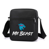 Сумка через плечо Мистер Бист (MrBeast) черная №3