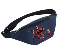 Поясная сумка Супер семейка синяя №1