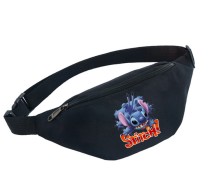 Поясная сумка Стич (Stitch) черная №1