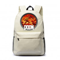 Рюкзак Дум (Doom) белый №1