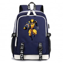 Рюкзак Росомаха синий с USB-портом №3