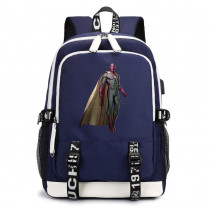 Рюкзак Вижен (Avengers) синий с USB-портом №4