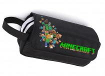 Пенал Майнкрафт (Minecraft) черный №1