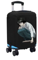 Чехол на чемодан S - Тетрадь смерти (Death note) черный №1