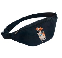 Поясная сумка Тайная жизнь домашних животных черная №1