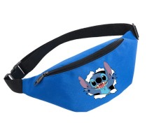 Поясная сумка Стич (Stitch) голубая №2