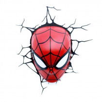 Светильник 3D Человек Паук Маска