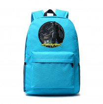Рюкзак Киберпанк (Cyberpunk 2077) голубой №2