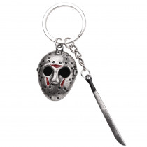 Брелок Джейсон Вурхиз (серебро) - Friday The 13th (6 см.)