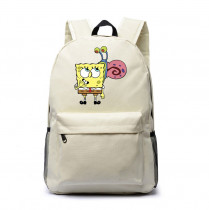 Рюкзак Губка Боб и Гэри (Sponge Bob) белый №5