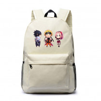 Рюкзак Наруто, Саске и Сакура белый №3