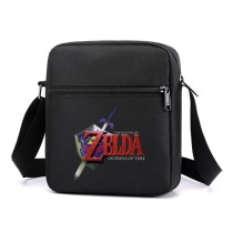 Сумка через плечо Зельда Логотип (Legend of Zelda) черная №3