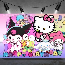 Плакат для дня рождения - Куроми 150x100см