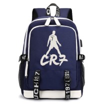 Рюкзак CR7 (Cristiano Ronaldo) синий с USB-портом №2