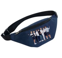 Поясная сумка BTS синяя №1