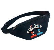 Поясная сумка Капхед (Cuphead) черная №1