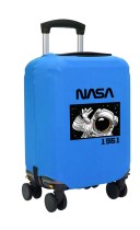 Чехол на чемодан L - Космос (NASA) синий №2