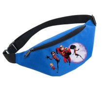 Поясная сумка Супер семейка голубая №2