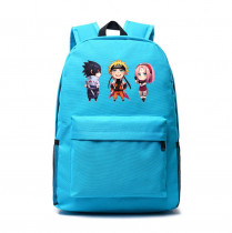 Рюкзак Наруто, Саске и Сакура голубой №3