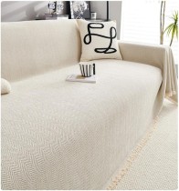 Покрывало для дивана кремовый 180x300см