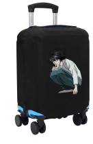 Чехол на чемодан L - Тетрадь смерти (Death note) черный №1