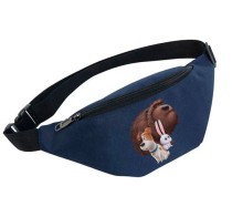 Поясная сумка Тайная жизнь домашних животных синяя №2
