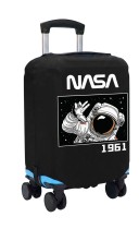 Чехол на чемодан S - Космос (NASA) черный №2
