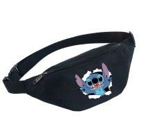 Поясная сумка Стич (Stitch) черная №2