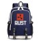 Рюкзак Раст (Rust) синий с USB-портом №3