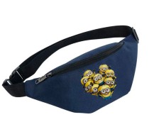 Поясная сумка Гадкий я (Миньоны) синяя №1