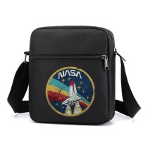 Сумка через плечо Наса (NASA) черная №3