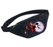 Поясная сумка Супер семейка черная №2