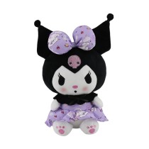 Мягкая игрушка Куроми с фиолетовым бантом - Kuromi Kawaii