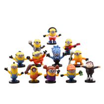 Набор фигурок из мультфильма "Миньоны: Грювитация" (12шт.)