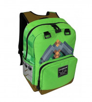 Рюкзак зелёный с Киркой из Майнкрафт - Minecraft