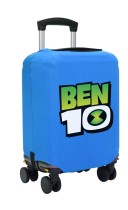 Чехол на чемодан M - Бен 10 (BenTen) синий №1