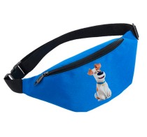 Поясная сумка Тайная жизнь домашних животных голубая №3