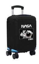 Чехол на чемодан L - Космос (NASA) черный №2