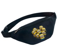 Поясная сумка Гадкий я (Миньоны) черная №1