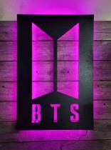 Светильник настенный декоративный K-POP группы BTS