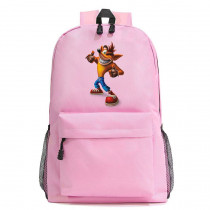 Рюкзак Крэш Бандикут (Crash Bandicoot) розовый №7