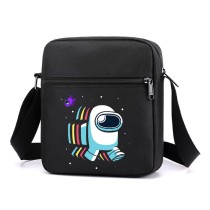 Сумка через плечо Амонг Ас (Among Us) черная №3